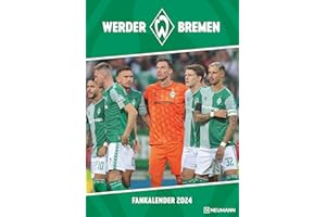 N NEUMANNVERLAGE Werder Bremen 2024 - A3-Kalender - Fußball-Kalender - Fan-Kalender - 29,7x42 - Sport