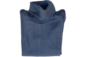 Pull Cosilana à col roulé pour enfant 70% laine 30% soie - Bleu - 116