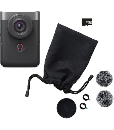 Canon PowerShot V10 Vlog Camera for Content Creators, 19mm Wide