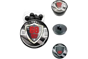 Rubber Balls in 68 Caliber 20 x Premium Quality Hard Rubberballs Powerballs Paintballs for Self Home Defense Pistols balles en Caoutchouc .68 Cal.
