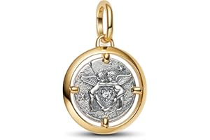 TCZNAF Halloween Abalorios Amor Familiar Charms Colgante de Cuentas Compatible con Europeo Pulsera Collar de Para Mujer