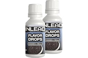INLEAD - Flavor Drops (2x 30ml, Cookies & Cream - Biscotti e Crema)