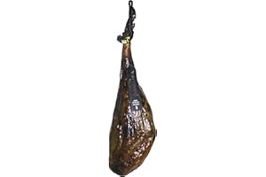 LA NEVERA ESPAÑOLA Finca Jarallana - Jamón de Bellota 100% Ibérico - Pieza de 8 kg Aprox. Curación Mínima de 36 meses y Secado Natural - Cerdos Raza 100% Ibérica