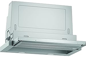 Neff D46ED52X1 Built-In Cooker Hood/Flat Screen Hood N50 / 60 cm/Exhaust or Recirculation/Energy Efficiency Class A/Metallic Silver