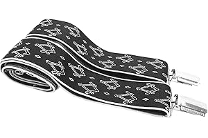 THE MASONIC COLLECTION Tirantes masónicos y plateados para manualidades