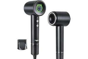 Bopcal Secador de Pelo Alta Velocidad con Iónico - Profesional de Secado rápido con 110000UPM, silenciador para viajes, regalo