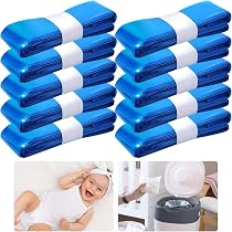 Lot De 8 Recharges Pour Poubelles à Couches - Extra épaisses, Anti-odeurs - Compatible Angelcare, Tommee Tippee, Munchkin - 4,8m X 26cm