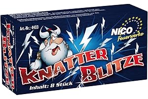 NICO® 4403 Jugend Feuerwerk knatter Blitze 1 Pack 8tück knatter Blitze