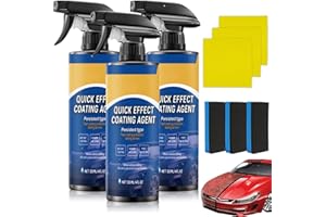 COYCRITER 3 Pcs Advanced Car Quick-Acting Coating Agent Spray, 3 in 1 High Protection Quick Effect Coating Agent, 2025 New Ceramic Coating Spray,Multifunctional Coating Renewal Agent for Cars