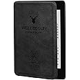 ProElite Smart Deer Flip case Cover for Amazon Kindle Paperwhite 6.8" 11th Generation (Black) [Fits Signature Edition Also]