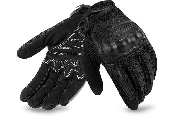 IRON JIA'S Gants Moto Été, Écran Tactile Gants Moto Homme Respirant Antidérapant Gants Vélo Montagne Course Tout-Terrain Scooter Moto