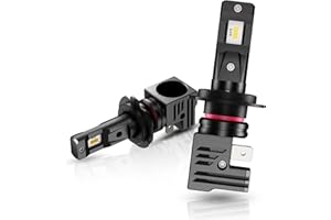 NOVSIGHT Kit de Conversion Ampoules H7 LED de Voiture,Phares de Auto 10000LM/Paire 55W/Paire 6000K Blanc,Lampes de Remplacement pour Ampoules Halogènes/Xénons Réglable