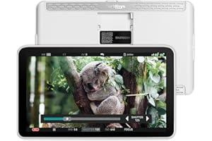 Portkeys LH7P Camera Field Monitor 7'' 1000nit Touchscreen Camera Monitor Wireless Control Camcorder Monitor for A7S III/FX3/A7M4 BMPCC 4K/6K/6K Pro/CANON R5 R6ⅱ R7 (White)