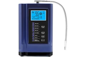 IRAYER Water Ionizer, Water Purifier Machine PH 3.5-10.5 Alkaline Acid Water Machine,Up to -500mV ORP, 8000 Liters Per Filter,7 Water Settings,Auto-Cleaning,Intelligent Voice (blue)