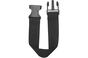 NOPOXA Extensor de cinturón para riñonera, correa de extensión, cinturones de cintura, Negro, Taille unique