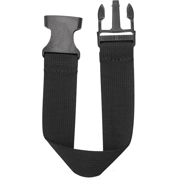 Cinghia Elastica Regolabile Per Marsupio - Estensore A Sgancio Rapido In Nylon, Cintura Di Ricambio Universale (Nero, 59 Cm)