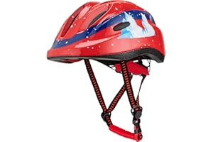 Cycleafer® Kids Bike Helmet, Adjustable Fit Age from 2 & Older, Ultra Lightweight with Ventilation, Hard ABS SHELL & EPS CORE Max Protection, for Toddler, Boys & Girls.