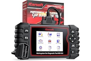 iCarsoft MB V3.0 OBD2 Diagnostic Tool for Ben.z/Sprinter/Smart, Fault Code Reader for All Systems, 35 Service Functions, Bidirectional Control, Battery Test, Lifetime Update, with 38 Pin Adapter