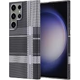Case Compatible with Kilifplus Samsung Galaxy S23 Ultra Carbon Fiber Look Next Cover with Magsafe Charging Feature [Fully Compatible, K