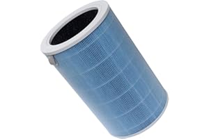 PUREBURG Filtr zastępczy kompatybilny z Xiaomi 4 Lite, H13, 4-stopniowa filtracja, węgiel aktywny, 2 w 1, 1 sztuka, (nie nadaje się do Xiaomi 4, Xiaomi 4 Pro)