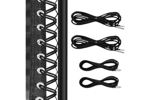 COITEK Extra Long Zero Gravity Chair Repair Cord, 4 Pack Replacement Elastic Cords, Black