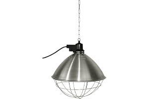 Kerbl 22729 Infraröd Värmestrålare för Fjäderfä och Smådjur, Silver, Ø 35 cm
