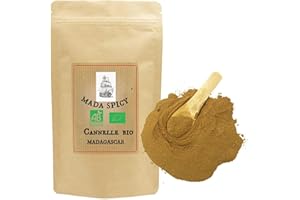 MADA SPICY Cannella Ceylon biologica macinata di Madagascar 200g. Bustina richiudibile.