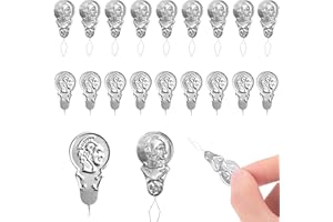 FCSNJH 30 Stück Einfädelhilfe, Nadeleinfädler Zum Handnähen, Einfädelhilfe Nähmaschine, Einfädler Für Nadeln, Einfädelhilfe Für Nähnadeln, DIY Handarbeit (Langes Gewinde15&Kurzes Gewindegerät15)