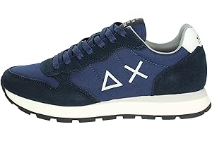 SUN68 Z44101 Sneakers Con Lacci In Tessuto/camoscio Uomo