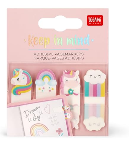 GlücksClips Lot 11 Trombones Fantaisie - Set Pince Document Décoratif Marque Page En Métal Pour Feuilles De Papier Livre - Trombones Desk Fourniture Scolaire Pour Adultes Enfants