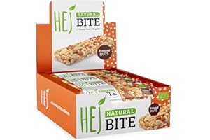 ‎HEJ HEJ Bite Bio-Nuss-Riegel - Low-Carb Snack mit Nüssen - Veganer Energieriegel mit Mandeln, Erdnüssen & gepufftem Quinoa - Glutenfrei - Roasted Nuts 12 x 40g