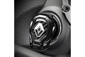 LABSTANDARD Copri start e stop auto, Auto Coperchio Protezione Pulsante Motore per Renault Koleos Kadjar Talisman Captur Espace Clio Megane,Avviamento con Un Clic Arresto Adesivo Decorativo Coperchio Protettivo