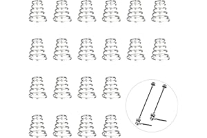 SHISHENG 20Pcs Bike Wheel Springs Bike Quick Release Skewer Spring Universal Bicycle Wheel Skewer Springs Stainless Steel Bike Wheel Quick Release Spring Replacement for Bike