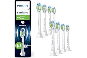 ‎PHILIPS Philips Sonicare W2 Optimal White, Original Ersatzbürstenköpfe, Weiß, 8er-Pack, HX6068/87