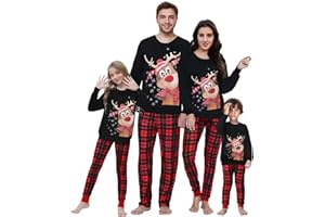 Neufigr Christmas Jumper,Family Matching Sweatshirt,Christmas Jumpers Set for Women Men Kids