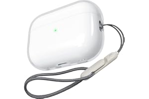 Auyuiiy AirPods Pro 2 Case Soft TPU Protective Cover [Front LED or Engraved Content Visible] Compatible with AirPods Pro 2nd Generation(Clear)