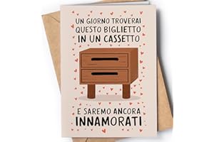 GREETING CARDS FOR EVERYONE Biglietto Anniversario Fidanzamento - Regalo Anniversario per lui o per lei - Biglietti San Valentino Divertente per Fidanzato o Fidanzata - Biglietto Anniversario Matrimonio - Giorno Greeting EU 41