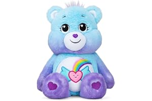 Care Bears | Dream Bright Bear 35cm Medium Plush | Collectable Cute Plush Toy, Cuddly Toys for Children, Soft Toys for Girls Boys, Cute Teddies Suitable for Girls and Boys Ages 4+ | Basic Fun 22425