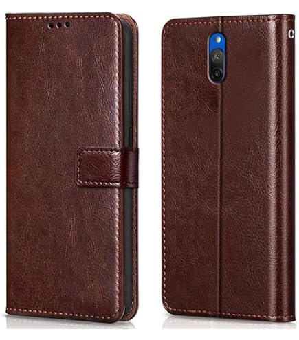 Pikkme Mi Redmi 8A Dual Flip Case Leather Finish | Inside TPU with