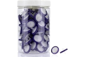 LABFIL 100 Pezzi Filtri per Siringa PVDF Idrofila, Diametro di 25 mm e Dimensione dei Pori di 0,45um, Filtro per Siringa per Laboratorio Scientifico, Biomedicina