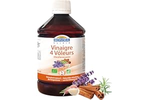 BIOFLORAL - Vinaigre Des 4 Voleurs - Stimulant Naturel De L'Immunité - Fabrication Française - Certifié Bio - 500ml