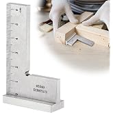 Fentar Carpenter Square, Solid Carbon Steel Universal Square | Precision Carpenter Metal Square Blocks for Right Angle Machin