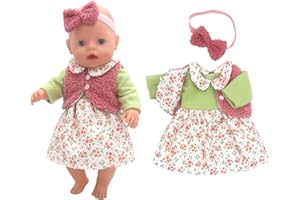 OTMOON Ubranie dla lalek dla lalek 36-43 cm (bez lalki)