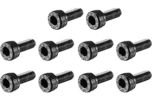 UXCELL sourcing map 100stk. M3x8mm 12.9 Legierung Stahl Schraube Kappe Sechskantschraube