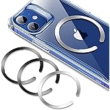 ESR Compatibile con Anello MagSafe, Kit Adesivo di conversione Universale per la Ricarica Wireless Magnetica con iPhone Serie
