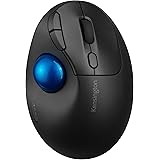 Kensington Pro Fit Ergo TB450 Trackball Wireless e Bluetooth 2,4 GHz, Durata della Batteria fino a 18 Mesi, Comando a Pollice