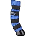 LeMieux Arctic Ice Horse Boots Pair in Blue with Cooling Effect and Flexible Elasticated Straps for Front or Hind Legs - One Size