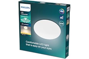 Moire Ceiling Round, Vit takplafond med stilren design, LED, 17W, 4000K