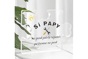 KARYLLENA Cadeau Papy Noel Cadeau Noel Papy Cadeau Grand Pere Noel Cadeau Papy Ornements Papy Cadeau Fete Des Grands Peres Cadeau Papi Cadeau Grand Parent Cadeau Retraite Homme Cadeau Remerciement