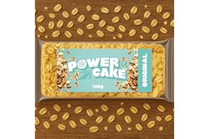Foodtastic Power Cake Original (10 x 120g) | leckere, saftige Haferriegel | handgemachte Flapjack Energieriegel aus Haferflocken